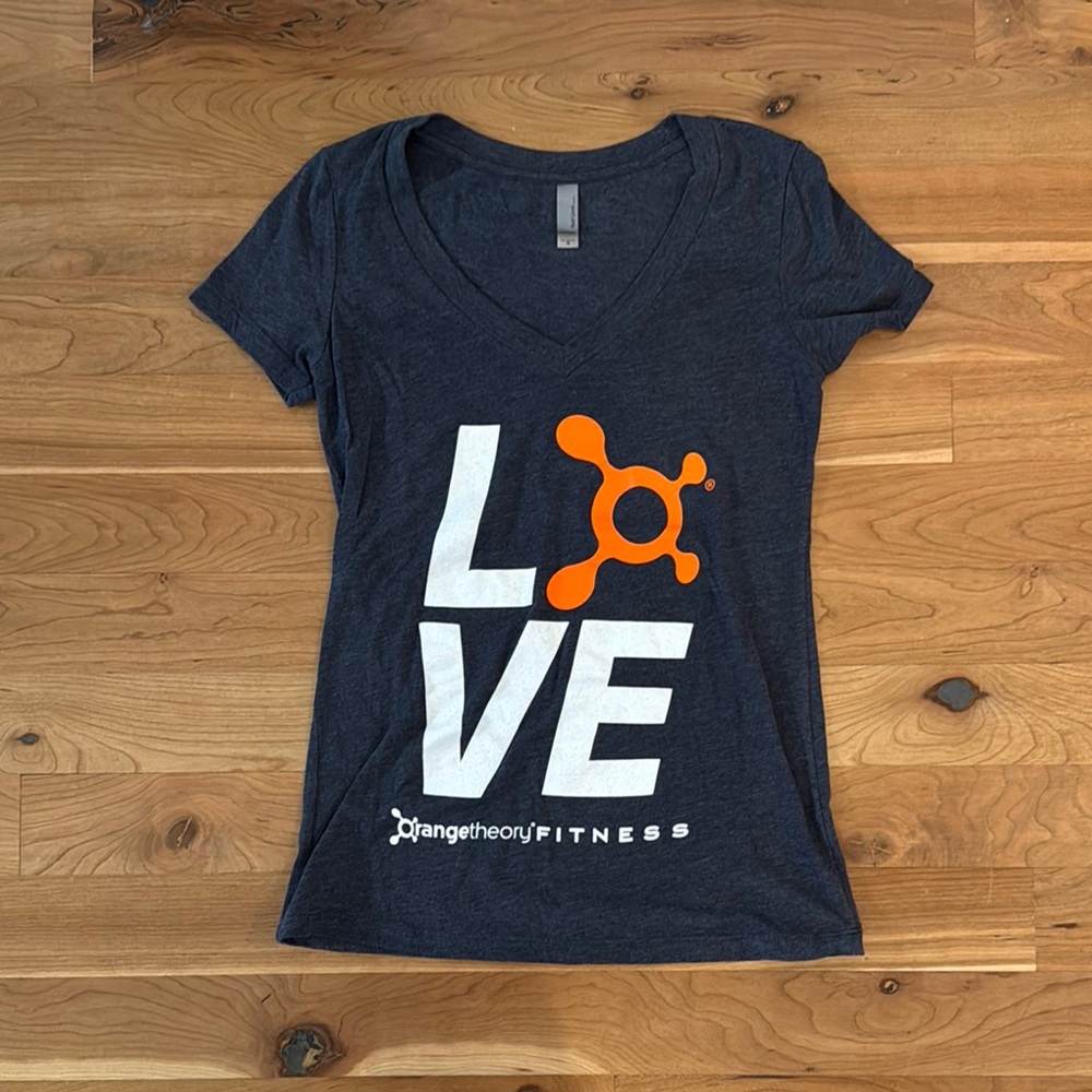 Orangetheory Fitness Graphic Tee - Dark Gray and Orange